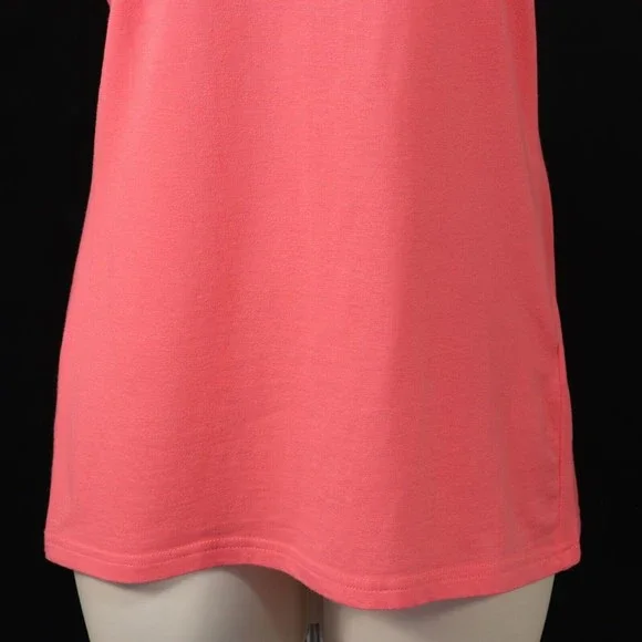 Energie Womens My Favorite Tee T-Shirt L Large Salmon Pink Stretch Short Sleeve - Picture 3 of 8